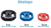 Muscle Power Aerobics Schijven Set Gekleurd - 6 Schijven-2