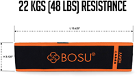 Bosu FabricResistanceBands formaat