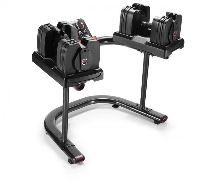 Bowflex SelectTech 560i Smart Dumbbells met Houder