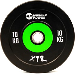 Muscle Power Bumper Plate Pro - Olympische Halterschijf 50 mm - 10 kg