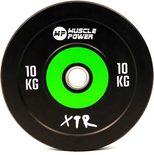 Muscle Power Bumper Plate Pro - Olympische Halterschijf 50 mm - 10 kg