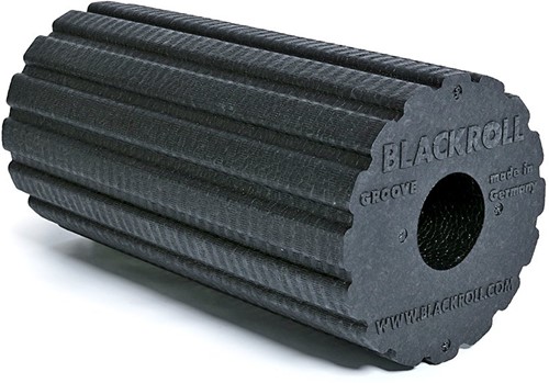 Blackroll Standard Groove Foam Roller - 30 cm - Zwart