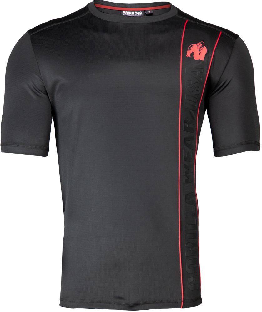 Gorilla Wear Branson T Shirt Zwartrood gorilla wear kopen in de aanbieding