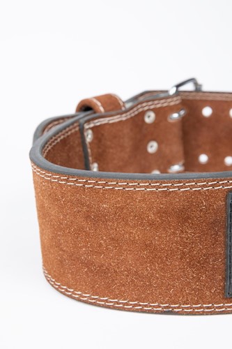 Gorilla Wear 4 Inch Leren Lifting Belt - Bruin