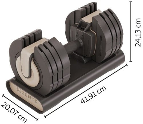 Centr Smart Stack 50 Verstelbare Dumbbell Set - 2,3 kg tot 22,5 kg-2
