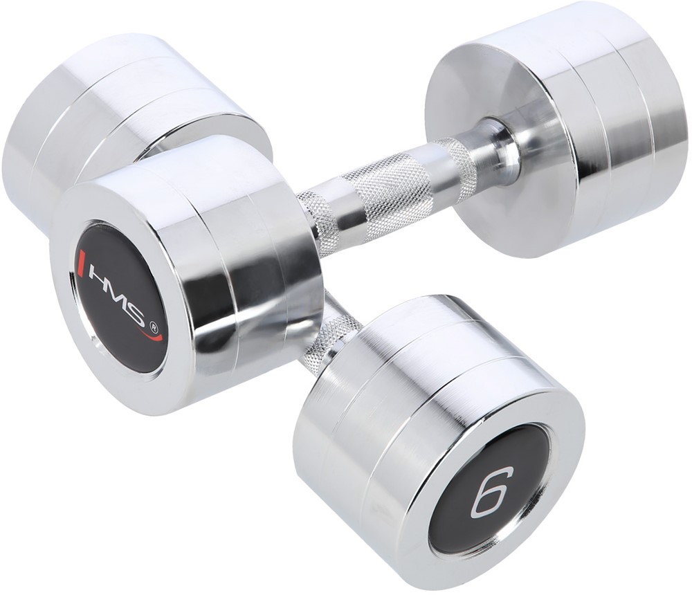 HMS Chroom Dumbbell Set - 2 x 6 kg