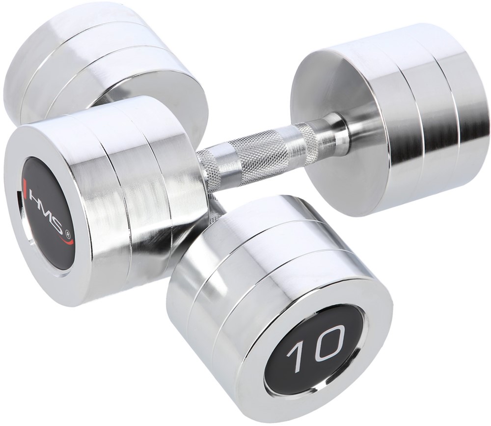 HMS Chroom Dumbbell Set - 2 x 10 kg
