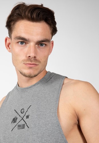 Gorilla Wear Cisco Tank Top - Grijs/Zwart