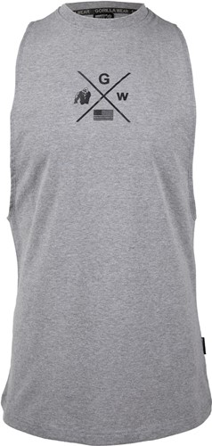 Gorilla Wear Cisco Tank Top - Grijs/Zwart