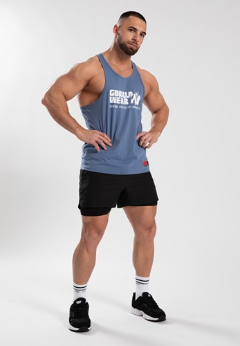 Gorilla Wear Classic Tank Top - Coronet Blauw