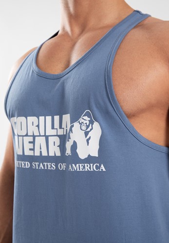 Gorilla Wear Classic Tank Top - Coronet Blauw