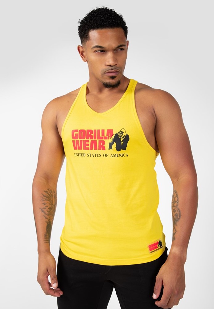 Gorilla Wear Classic Tank Top Geel - M