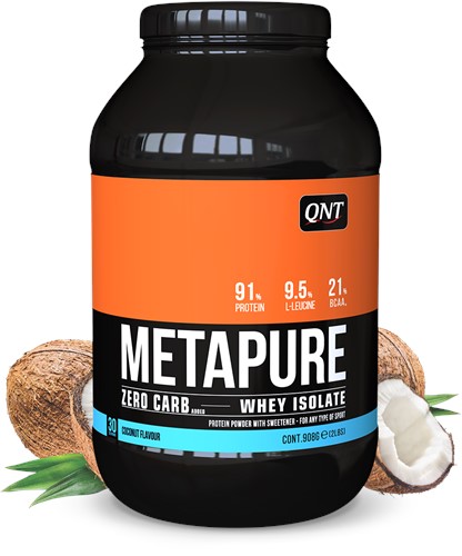 QNT Metapure Whey Protein Isolate - Eiwit Poeder - 908 gr - Coconut