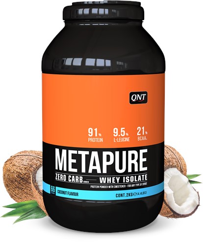 QNT Metapure Whey Protein Isolate - Eiwit Poeder - 2000 gr - Coconut