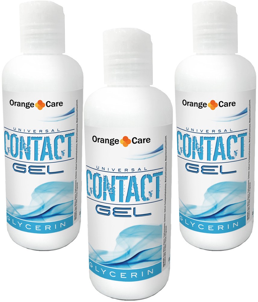 Orange Care Contact Gel - 3-pack