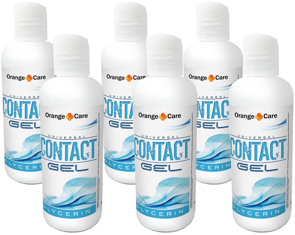 Orange Care Contact Gel - 6-pack