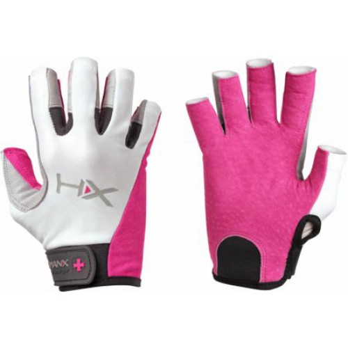 Harbinger Women's X3 Competition Open Finger Crossfit Fitness Handschoenen Pink-Gray-White L