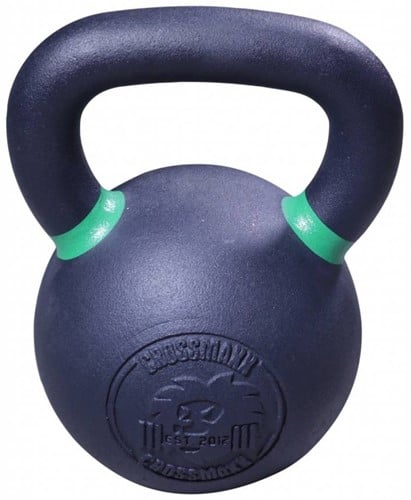 Lifemaxx Crossmaxx Kettlebell - Gietijzer met Poedercoating - 28 kg