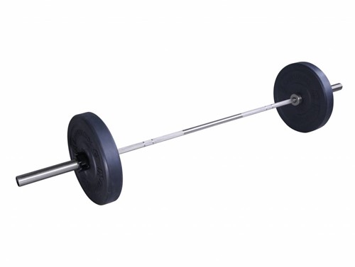 Lifemaxx Crossmaxx Olympische Halterstang - 220 cm (50 mm) - Chroom-2