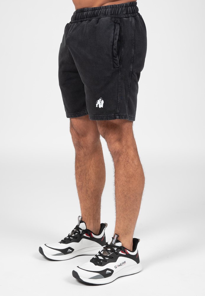 Gorilla Wear Curtis Sweat Shorts - Washed Grijs - XL
