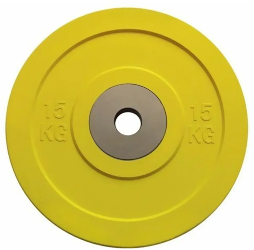 Toorx Fitness Bumper Plate - Olympische Halterschijf - 15 kg