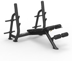 Spirit Fitness Olympic Decline Bench - Schuine Halterbank