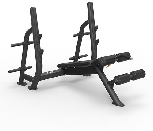 Spirit Fitness Olympic Decline Bench - Schuine Halterbank