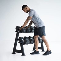 Lifemaxx LMX Dumbbellrack 15 Sets - Zwart-3