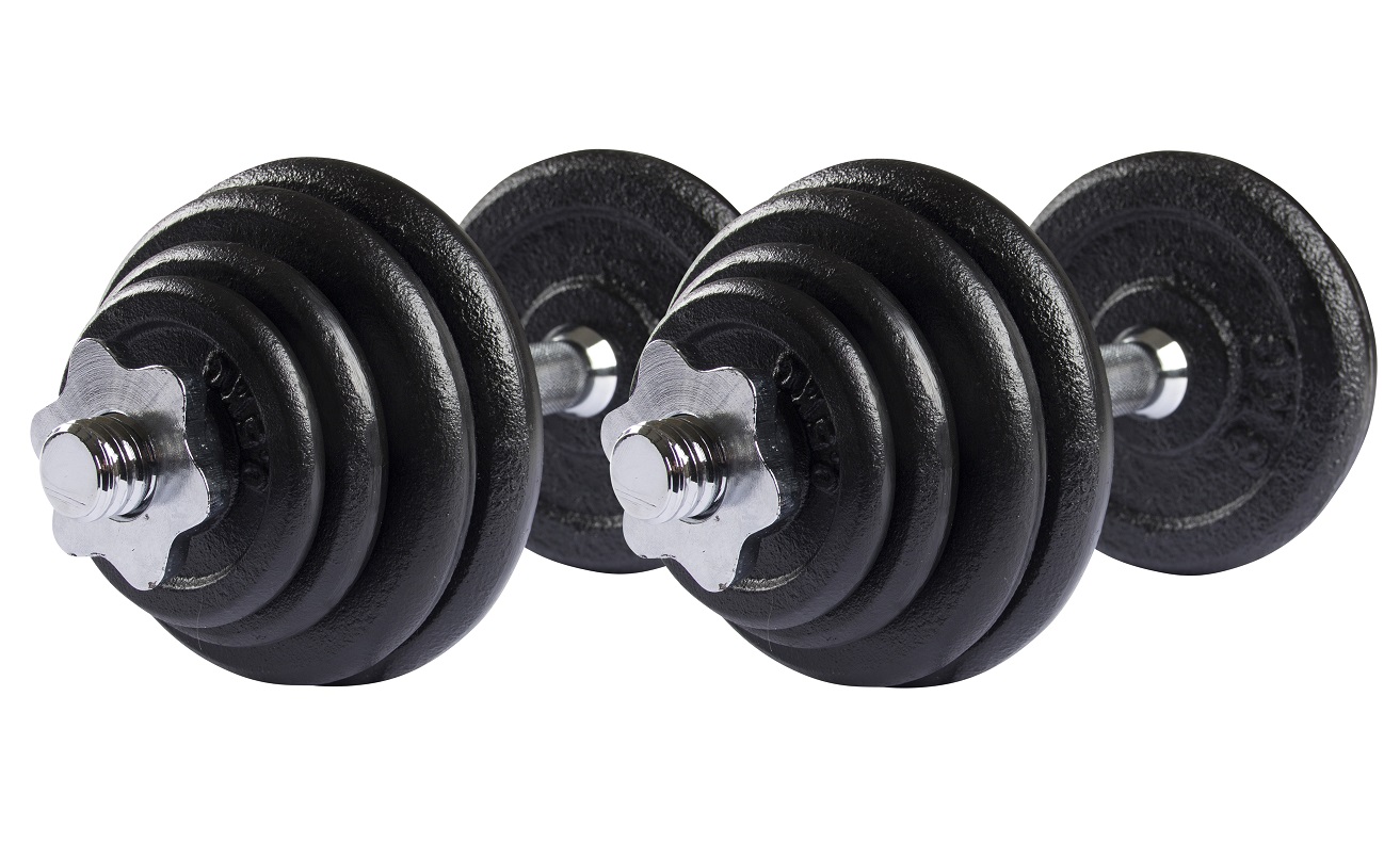 Virtufit Dumbbellset Gietijzer 2 X 15 Kg 30 Kg virtufit kopen in de aanbieding Virtufit Dumbbellset Gietijzer 2 X 15 Kg 30 Kg virtufit kopen in de aanbieding
