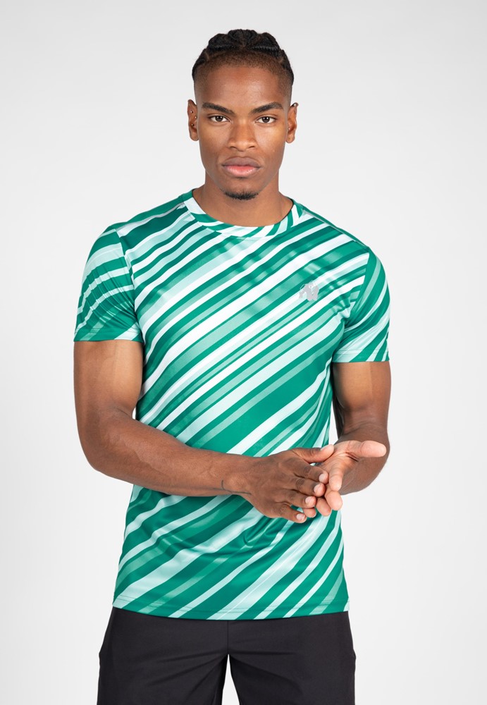 Gorilla Wear Easton T-shirt - Groen/Wit - L