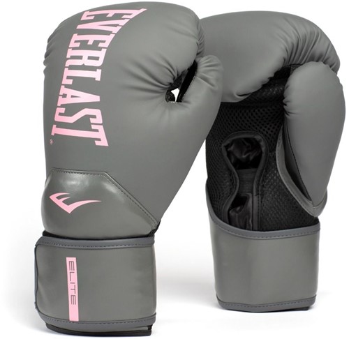 Everlast Elite 2 Bokshandschoenen - Grijs/Roze