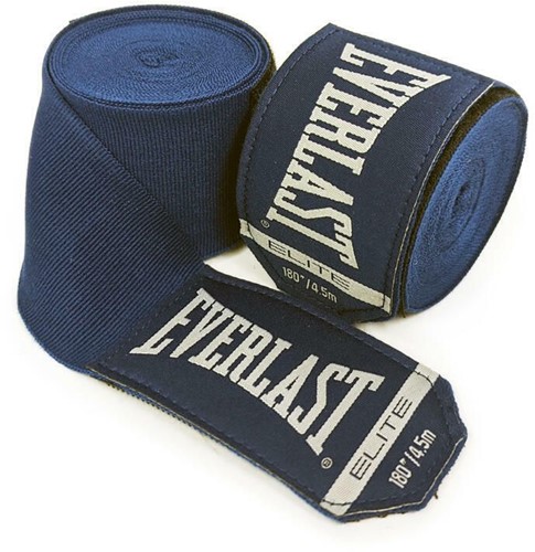 Everlast Elite Hand Wraps - Donkerblauw - 457 cm