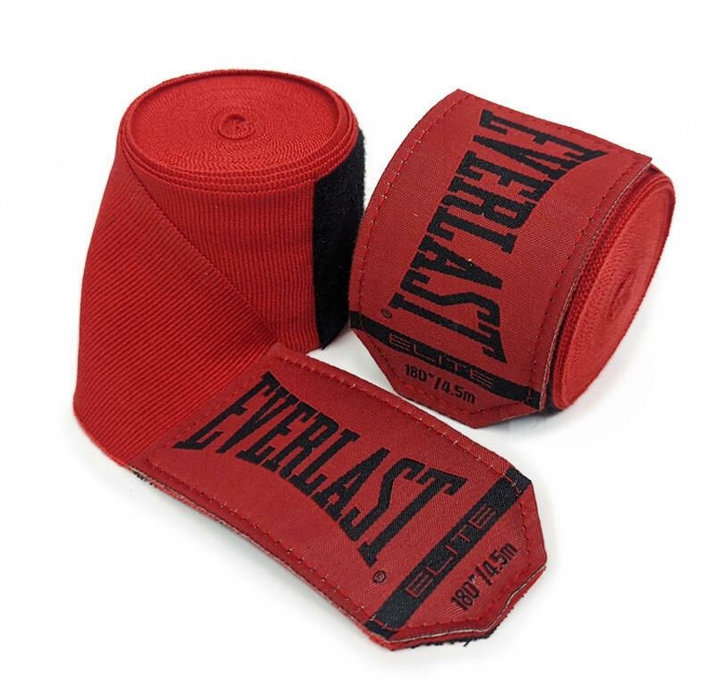 Everlast Elite Hand Wraps - Rood - 457 cm
