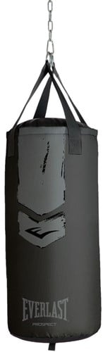 Everlast Prospect 2 Heavy Bag Kit - Bokszak & Bokshandschoenen - Zwart/Grijs-3