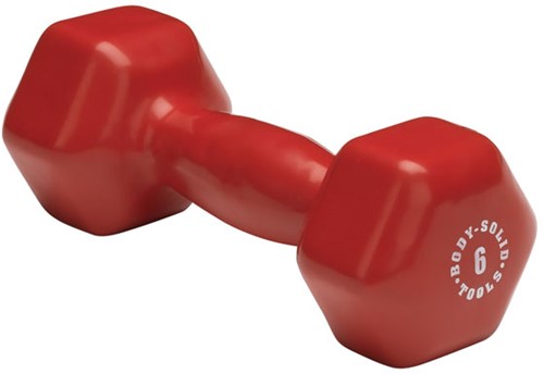 Body-Solid Vinyl Dumbbells 6 lb