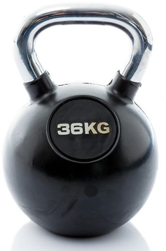 Kettlebell 36 kg rubber