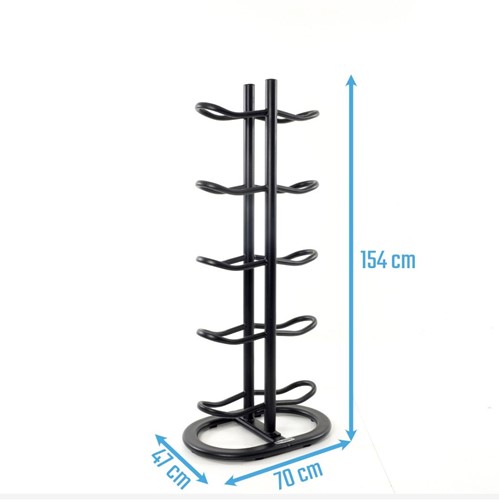 Muscle Power Opbergrek voor 10 medicijnballen de LUXE-3