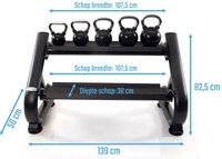 Muscle Power Kettlebell Opbergrek Deluxe-3