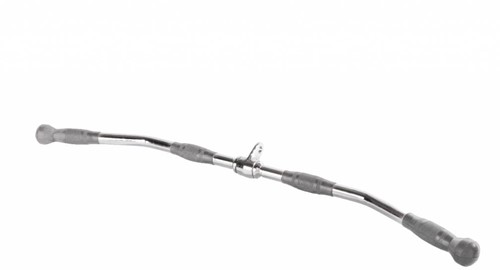 Lifemaxx Lat Bar Chrome - 95 cm - PU grip