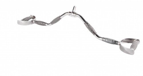 Lifemaxx Pro Angled Lat Bar - Zwart