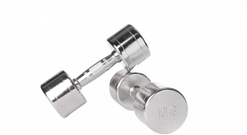 Lifemaxx Chroom Dumbbell Set - 2 x 3 kg