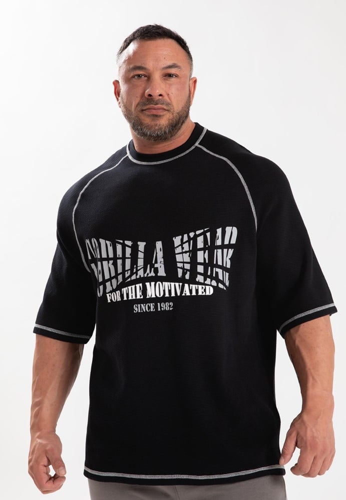 Gorilla Wear Finley Oversized T-shirt - Zwart/Grijs - 3XL