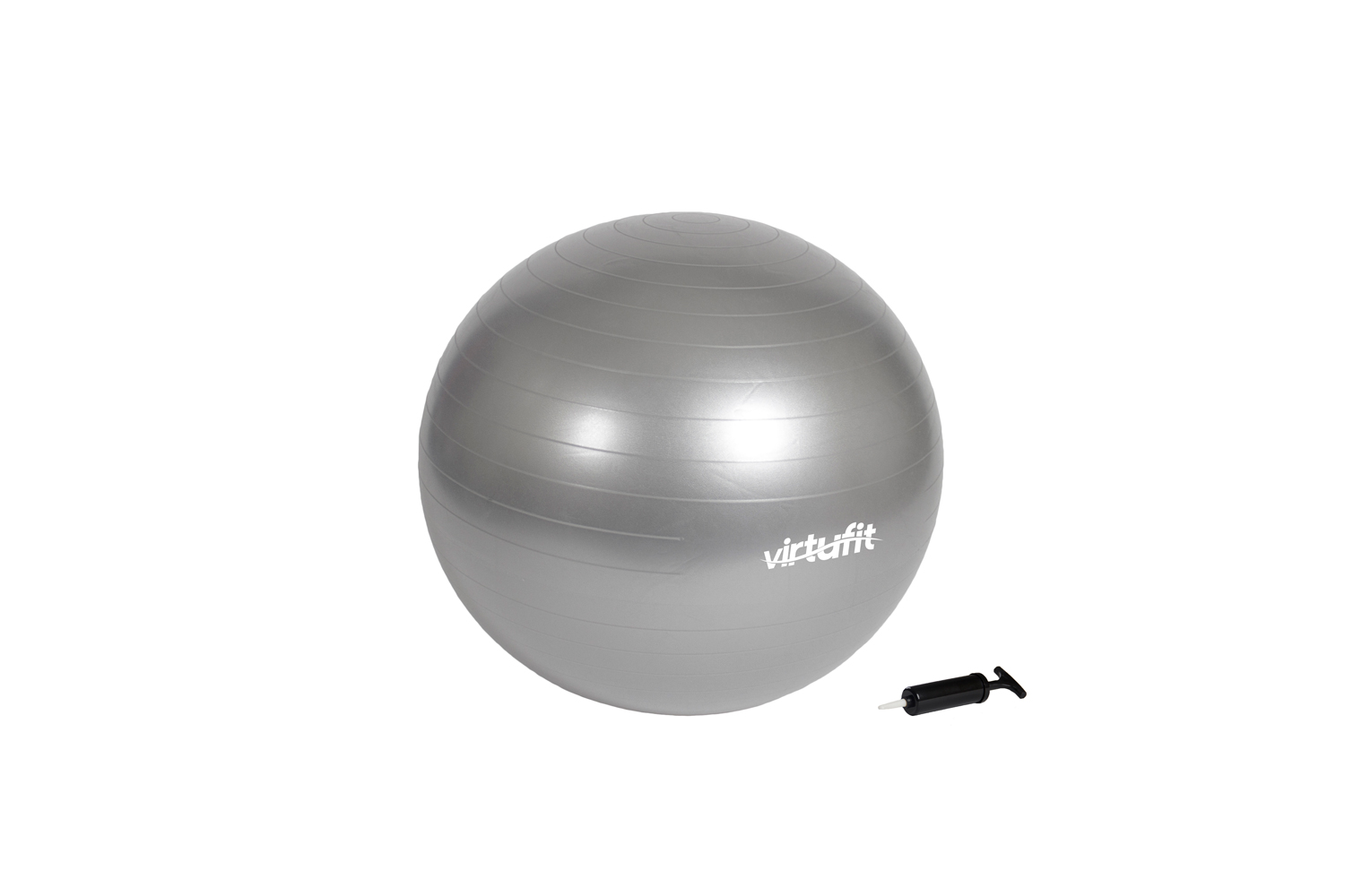 VirtuFit Anti-Burst Fitnessbal Grijs 75 cm met pomp