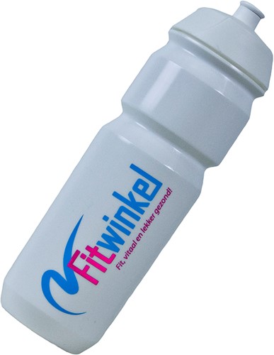 Fitwinkel Bidon - 750 ml - Wit