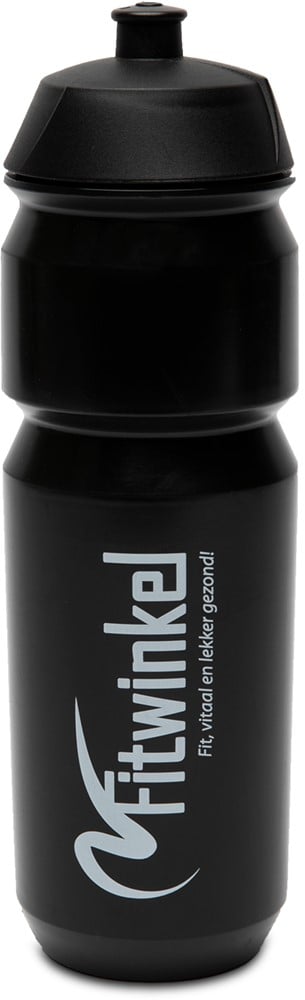 Fitwinkel Bidon - 750 ml - Zwart