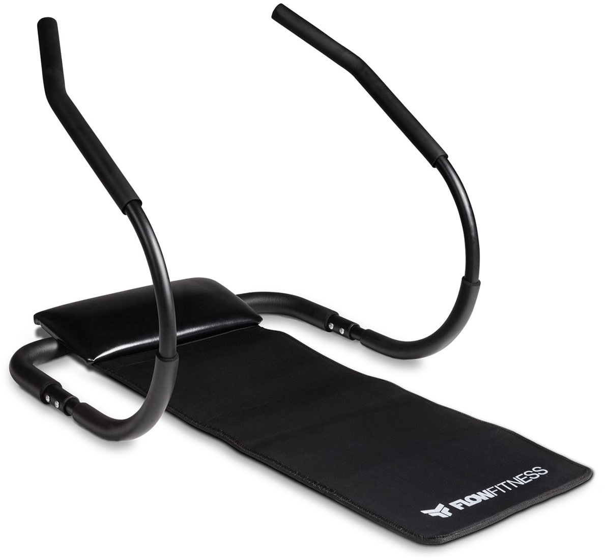 Deter sensor sextant Flow Fitness Ab Shaper - Buikspiertrainer - Zwart | Fitnessapparaat.nl