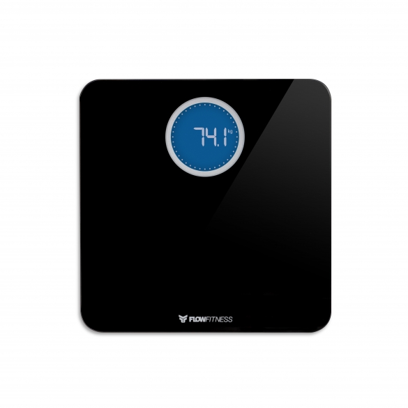 Flow Fitness Bluetooth Smart Scale Weegschaal Zwart