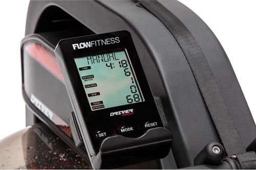 Flow Fitness Driver DWR2500i Roeitrainer - console