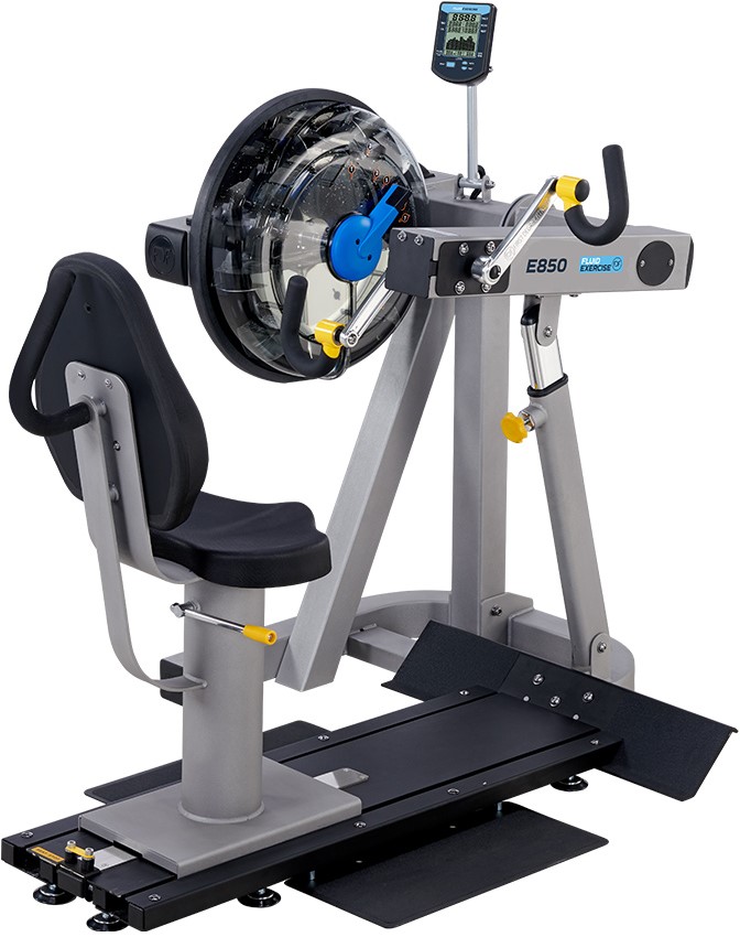 Fluid Rower E850 Club UBE Roeitrainer - Handfiets