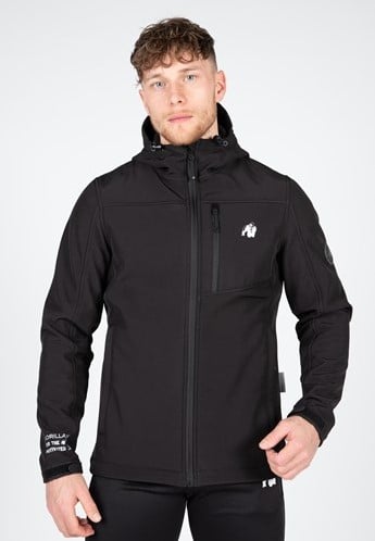 Gorilla Wear Foster Softshell Jas - Zwart - XL